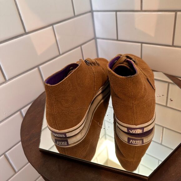 Vans leather chukka sneakers women’s Size 6 - Picture 3 of 6